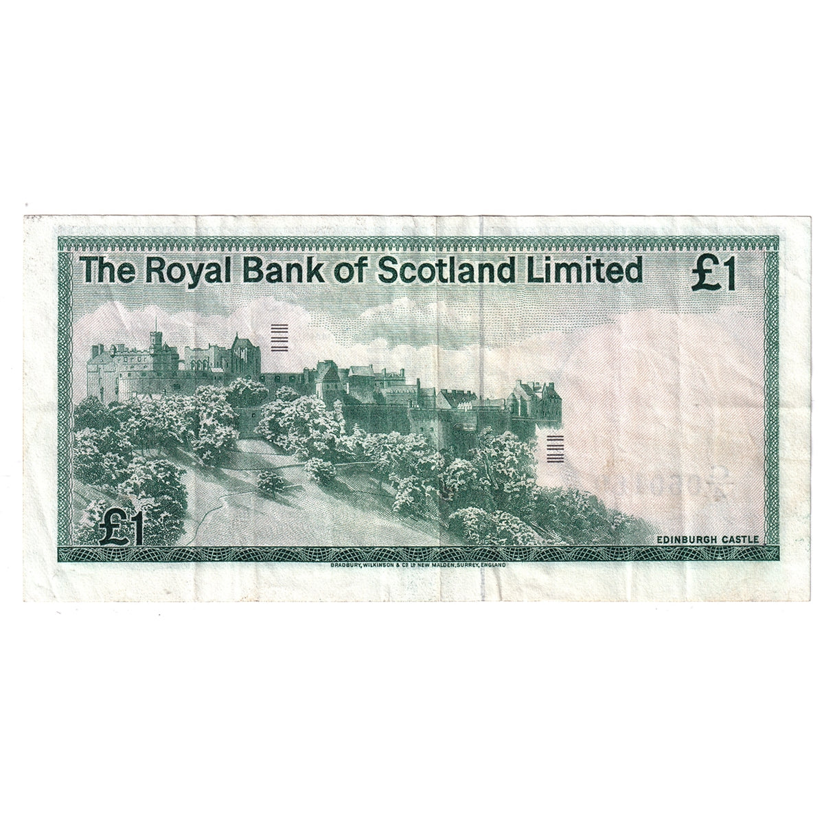 Scotland 1980 Royal Bank of Scotland 1 Pound Note, VF-EF