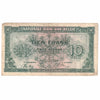 Belgium Note 1943 10 Francs, VF-EF
