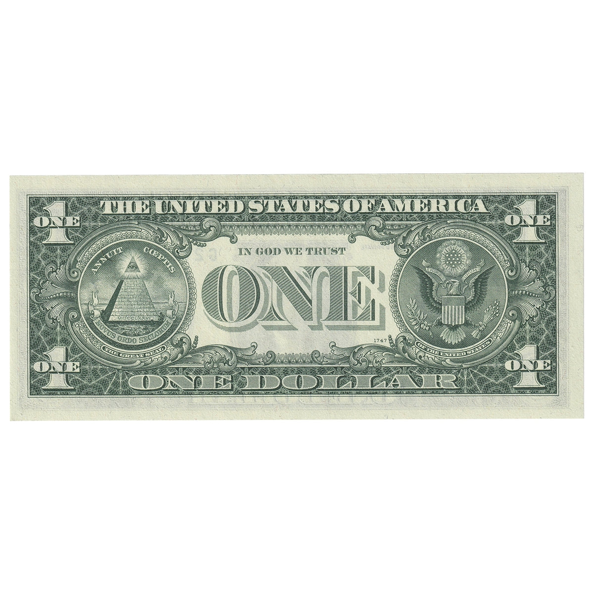 USA 1969D $1 Note, FR #1907G, Banuelos-Shultz, Chicago, UNC