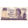New Zealand Note 1968-75 2 Dollars, Wilks Signature, VF