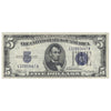 USA 1934A $5 Note, FR #1651, Julian-Morgenthau, Silver Certificate, VF-EF