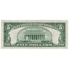 USA 1934A $5 Note, FR #1651, Julian-Morgenthau, Silver Certificate, VF-EF