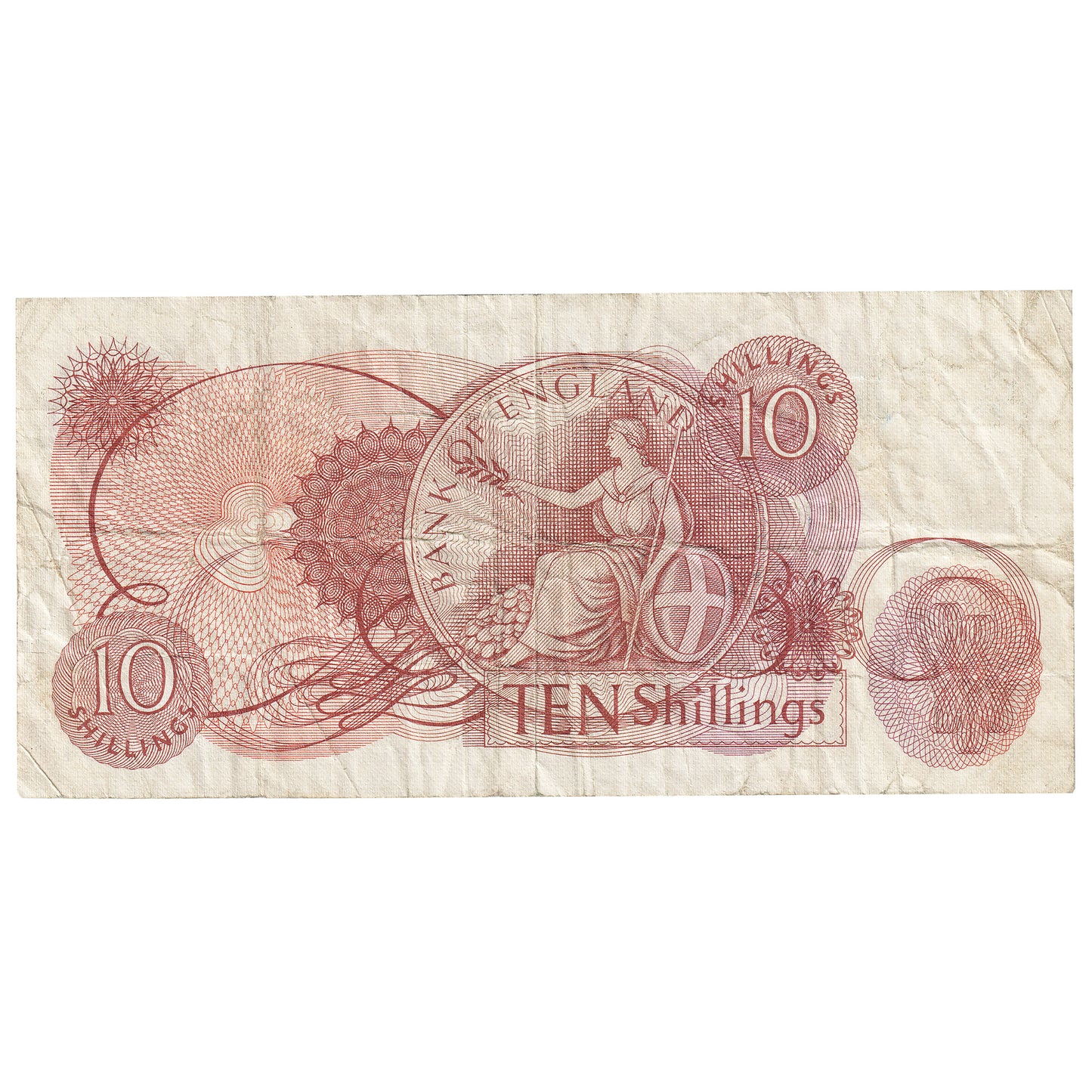 Great Britain 1967 10 Shilling Note, BE38b, VF