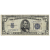 USA 1934B $5 Note, FR #1652, Julian-Vinson, Silver Certificate, VF-EF