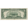 USA 1934B $5 Note, FR #1652, Julian-Vinson, Silver Certificate, VF-EF