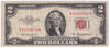 USA 1953A $2 Note, FR #1510, Priest-Anderson, F-VF