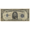USA 1934D $5 Note, FR #1654, Clark-Snyder, Silver Certificate, CIRC