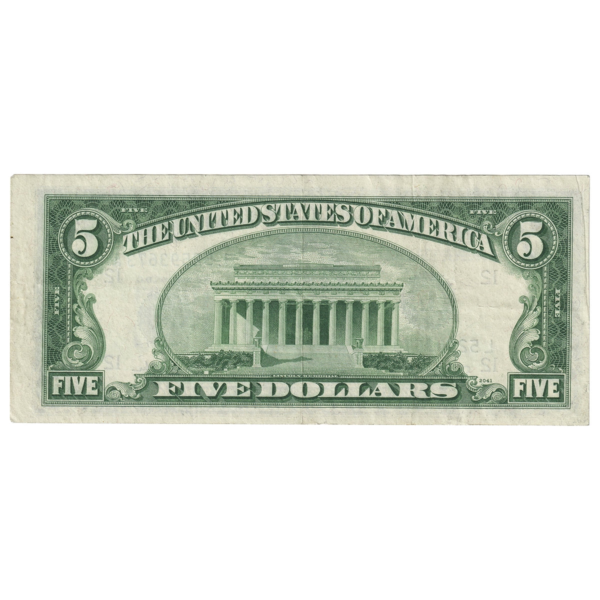 USA 1950 $5 Note, FR #1961L, Clark-Snyder, San Francisco, VF-EF
