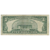 USA 1953A $5 Note, FR #1533, Priest-Anderson, Silver Certificate, CIRC