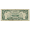 USA 1953B $5 Note, FR #1534, Smith-Dillon, United States Note, F-VF