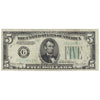 USA 1934D $5 Note, FR #1960G, Clark-Snyder, Chicago, CIRC