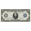USA 1914 $10 Note, FR #923, White-Mellon, Federal Reserve Note, Richmond, VF