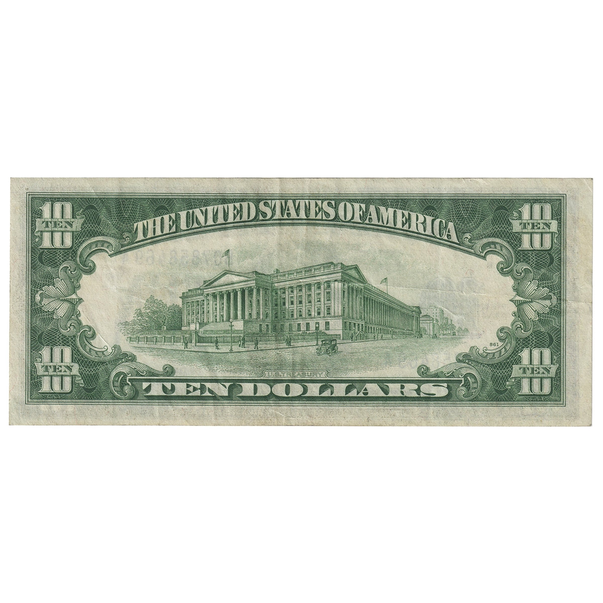 USA 1934A $10 Note, FR #1702, Julian-Morgenthau, Silver Certificate, VF-EF