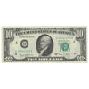 USA 1969C $10 Note, FR #2021D, Banuelos-Shultz, Cleveland, AU-UNC
