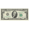 USA 1981 $10 Note, FR #2025K, Buchanan-Regan, Dallas, VF-EF