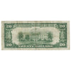 USA 1929 $20 Note, FR #1870B, Jones-Woods, Federal Reserve Bank of New York, VF