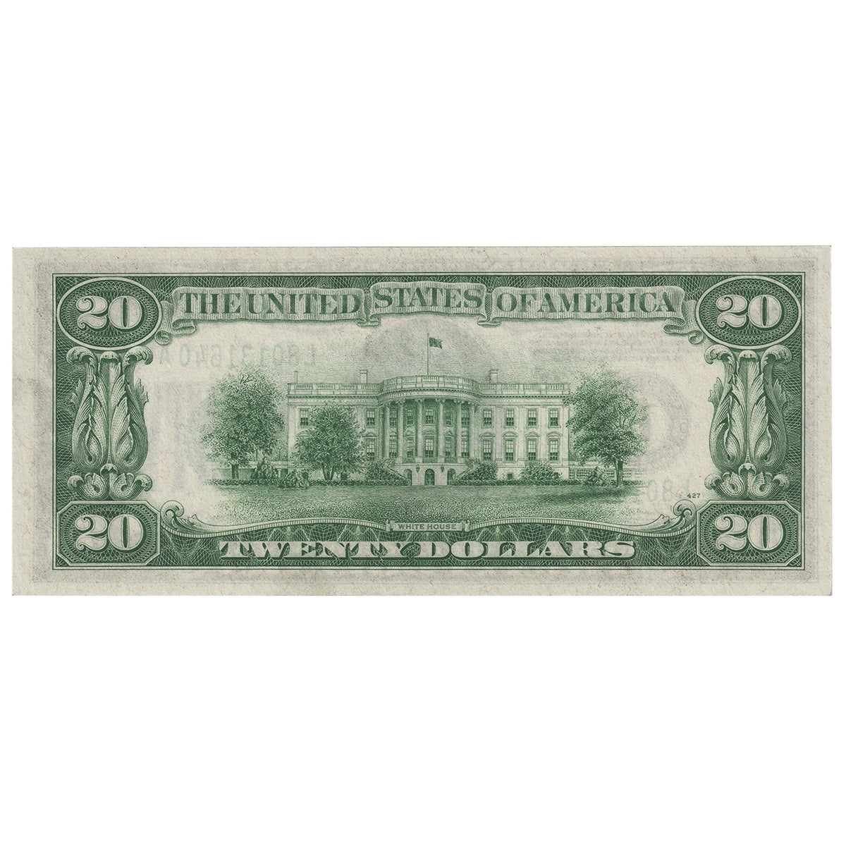 USA 1934A $20 Note, FR #2055L, Julian-Morgenthau, San Francisco, UNC
