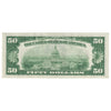 USA 1934 $50 Note, FR #2102G, Julian-Morgenthau, Chicago, EF-AI