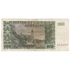 Austria 1954 100 Schilling Note, Pick #133a, F