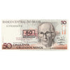 Brazil 50 Cruzeiros Novos Note, Pick 219b, UNC