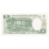 Chile 1975 5 Peso Note, Pick #149a, UNC