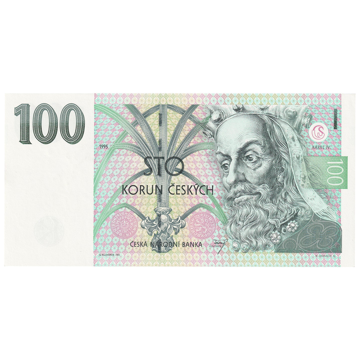 Czech Republic 100 Korun Note, Pick #12, UNC