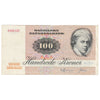 Denmark 1975 100 Kroner Note, Pick #51b, Circ