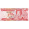 East Caribbean States 1985-88 1 Dollar Note, Pick #17v, AU