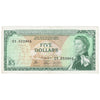 East Caribbean States 1965 5 Dollar Note, Pick #14g, Signature 8, VF