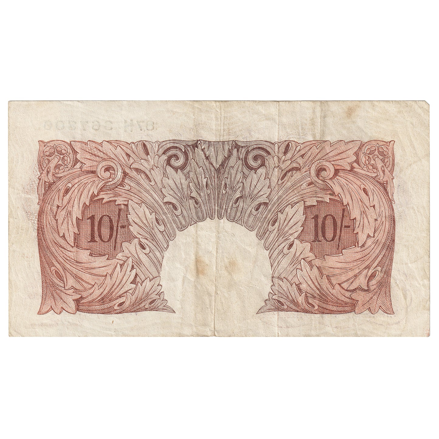 Great Britain 1948 10 Shilling Note, BE26b, VF