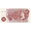 Great Britain 1961 10 Shilling Note, BE33c, VF-EF