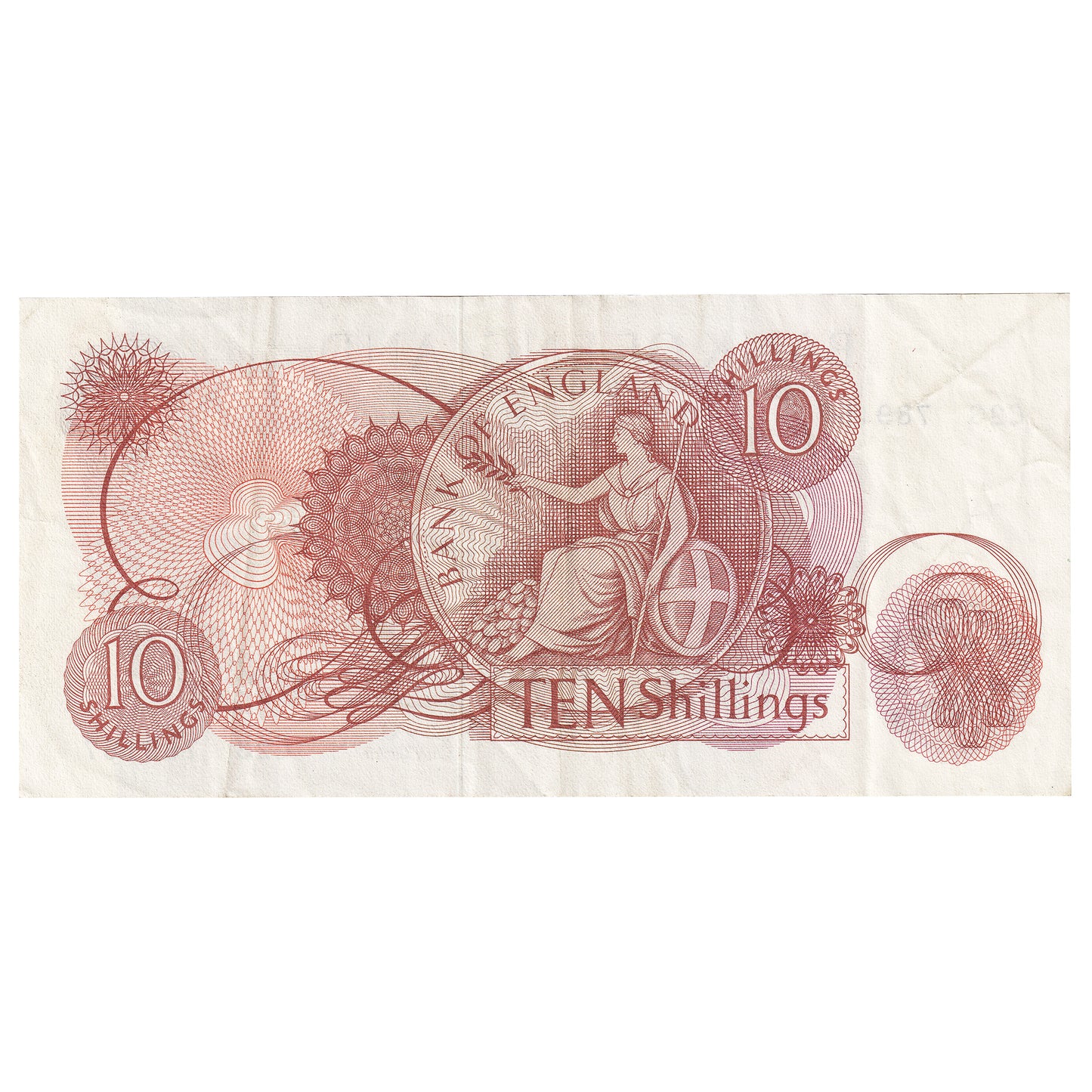 Great Britain 1961 10 Shilling Note, BE33c, VF-EF