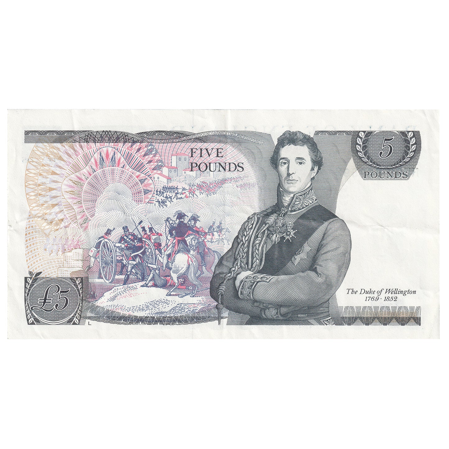 Great Britain 5 Pound Note, Pick #378c, VF-EF