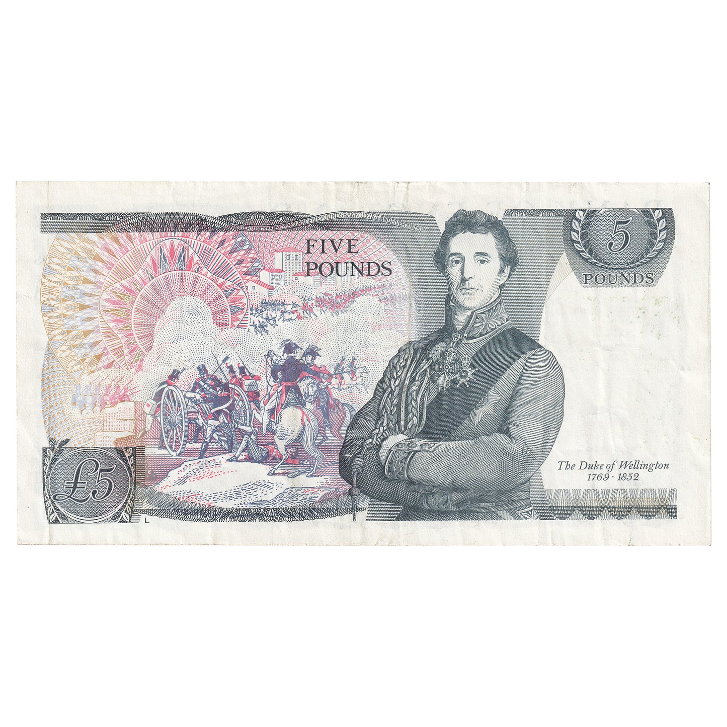 Great Britain 5 Pound Note, Pick #378c, VF