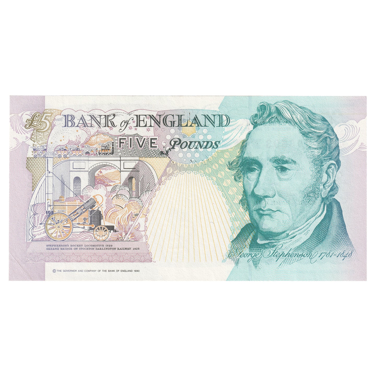 Great Britain 1993 5 Pound Note, BE121c, UNC