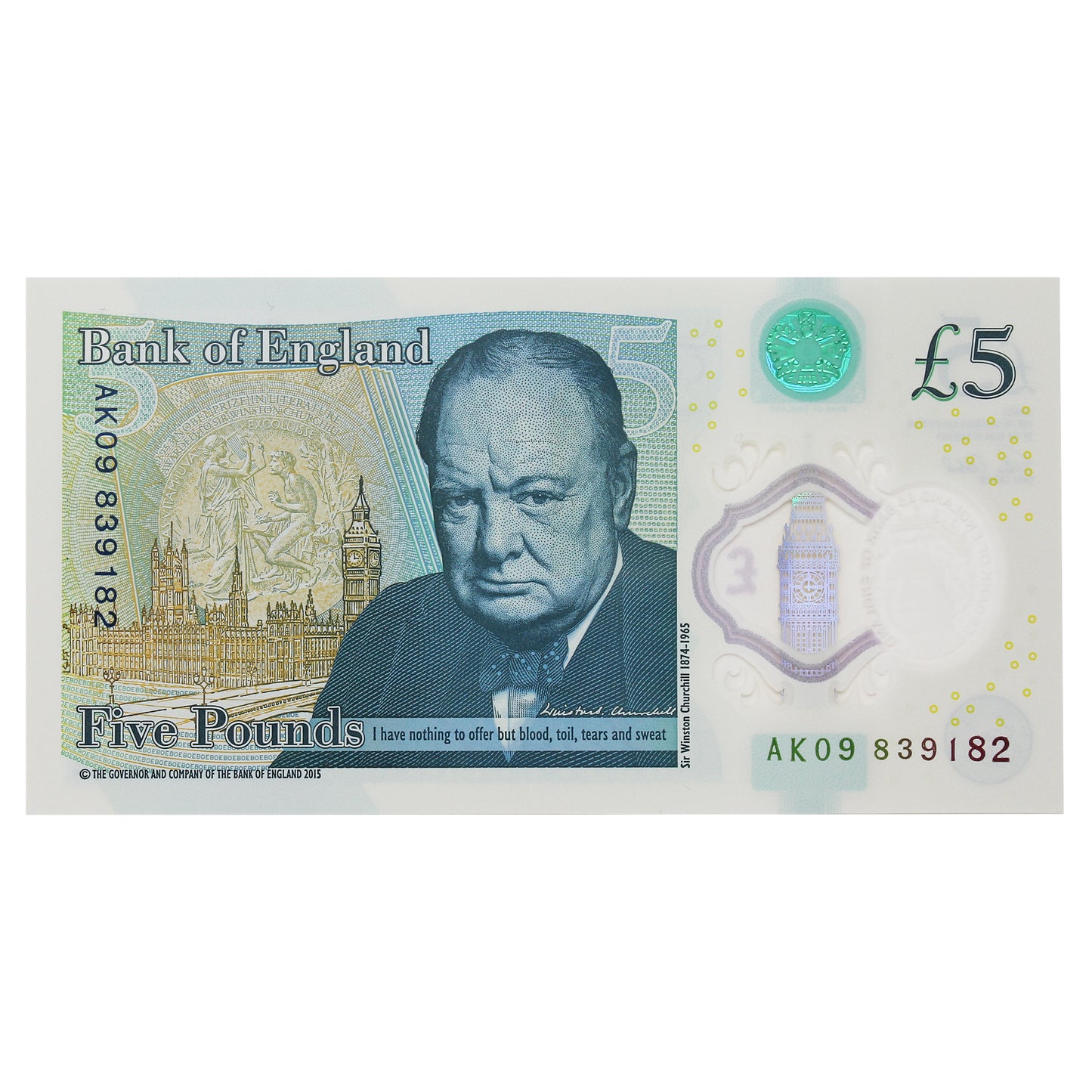 Great Britain 2013 5 Pounds, BE132c, UNC