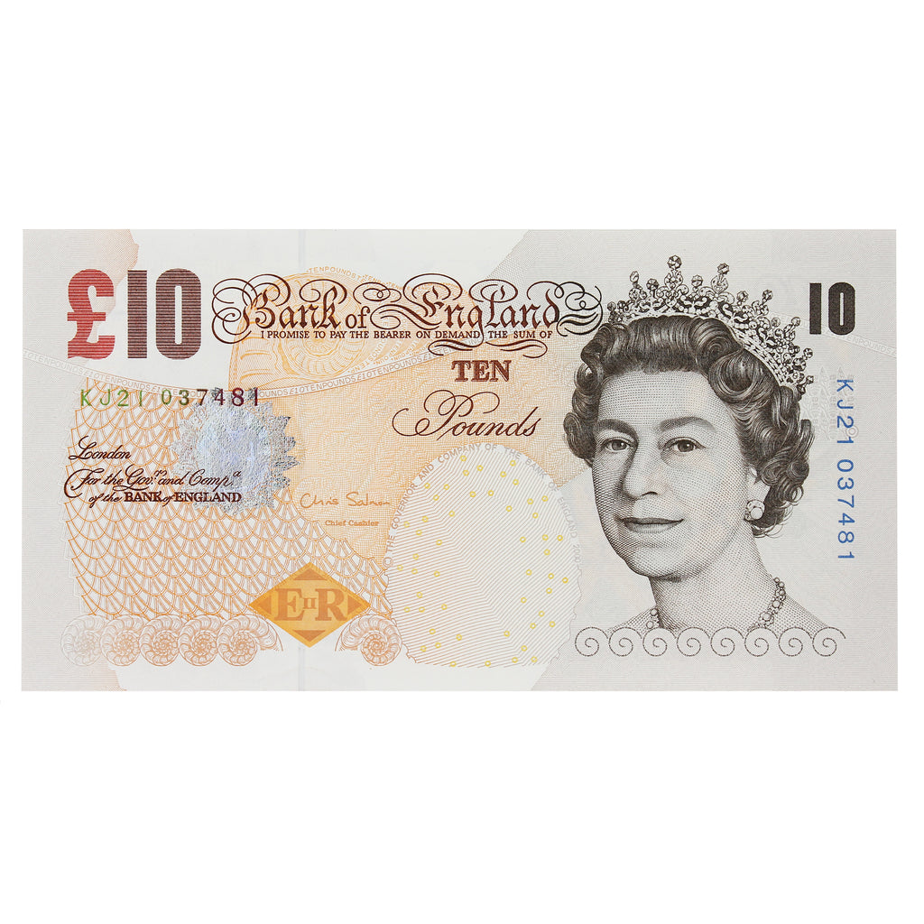 Great Britain 2012 10 Pound Note, BE179b, UNC