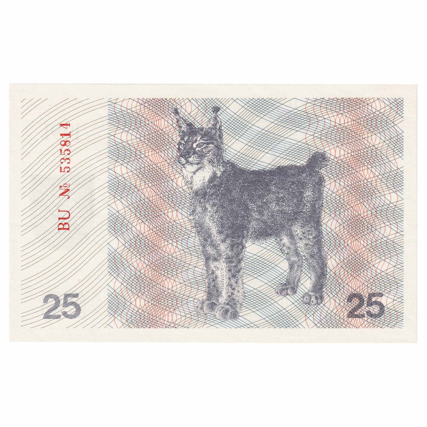 Lithuania 1991 25 Talona Note, Pick #36b, UNC