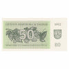Lithuania 1992 50 Talona Note, Pick #41, UNC