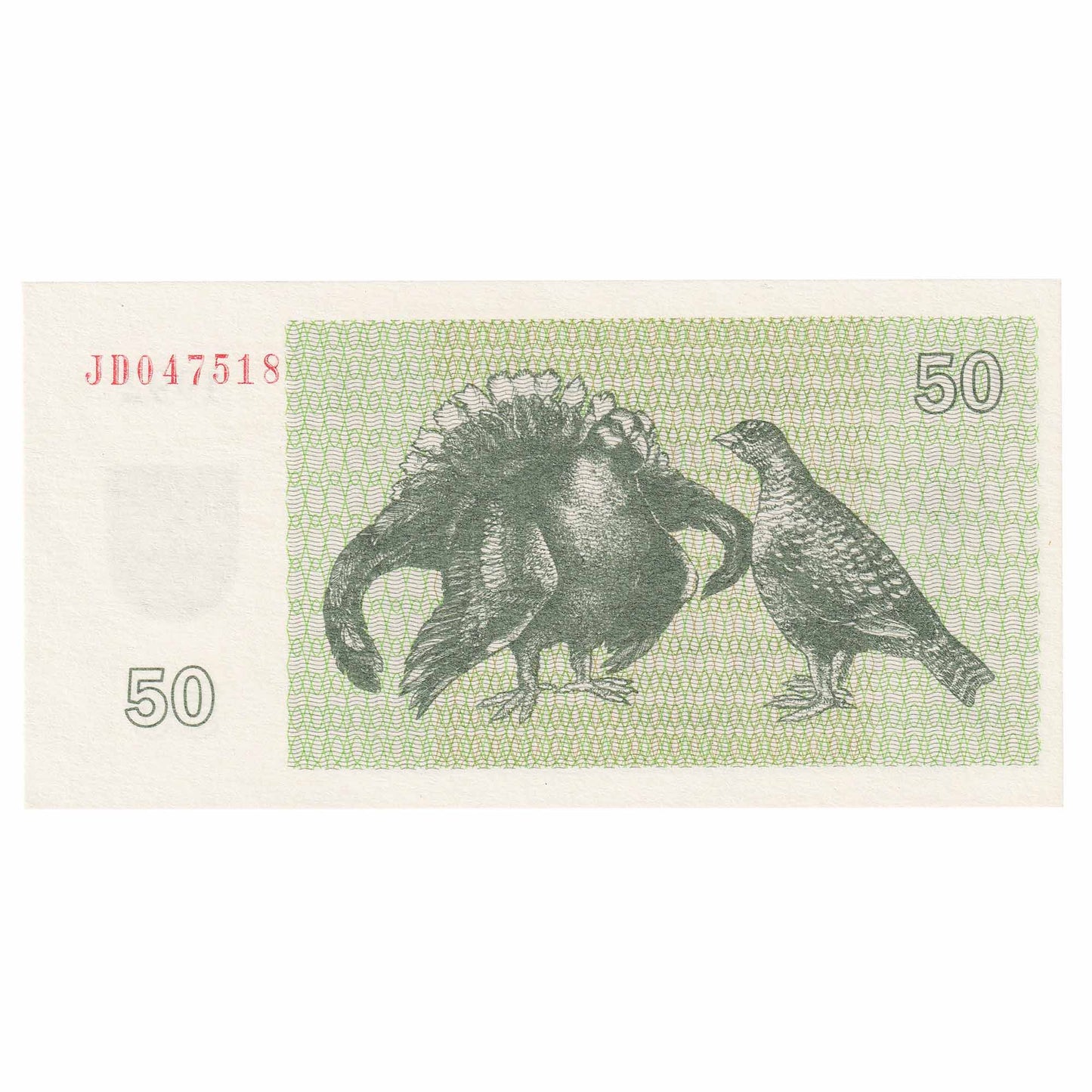 Lithuania 1992 50 Talona Note, Pick #41, UNC