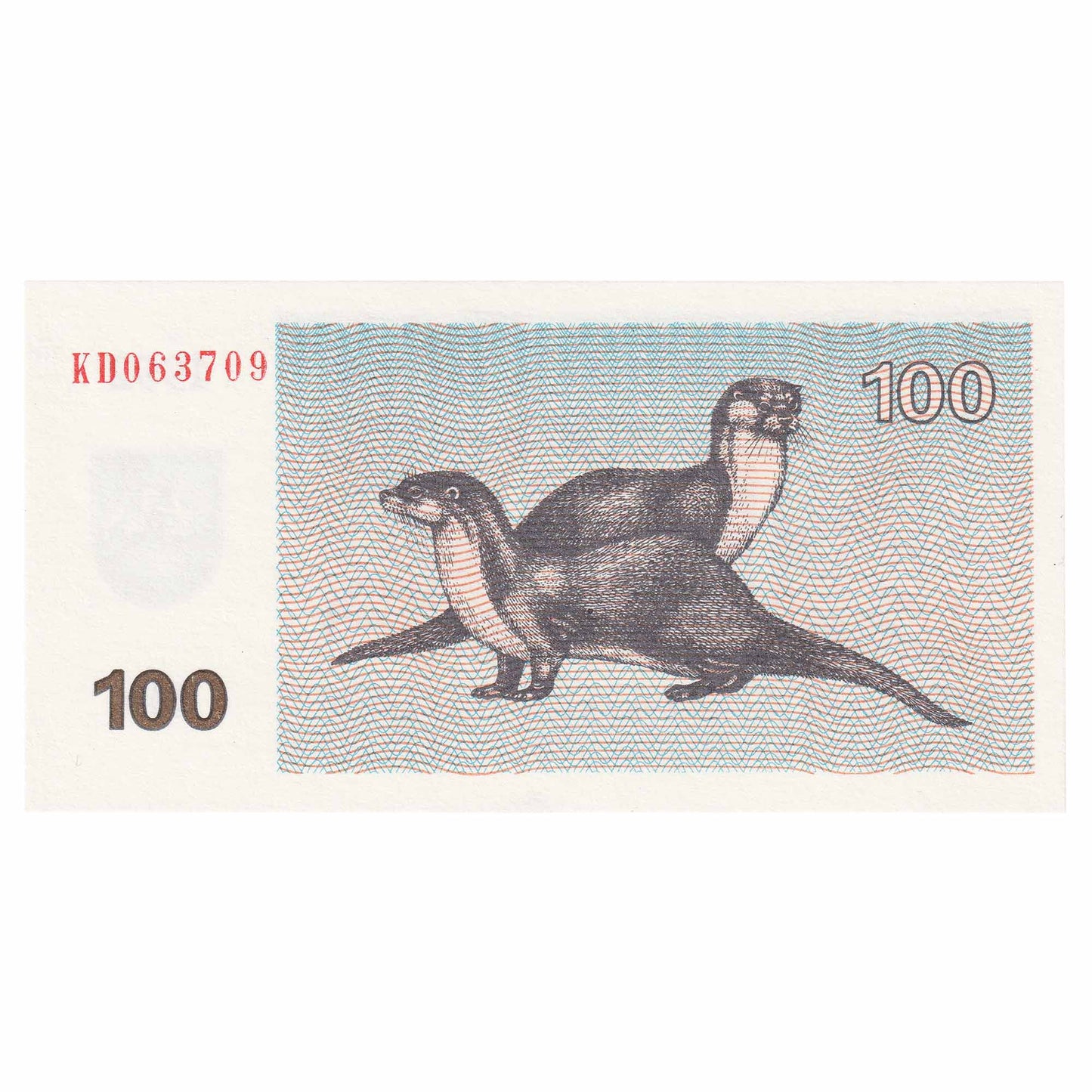 Lithuania 1992 100 Talona Note, Pick #42, UNC