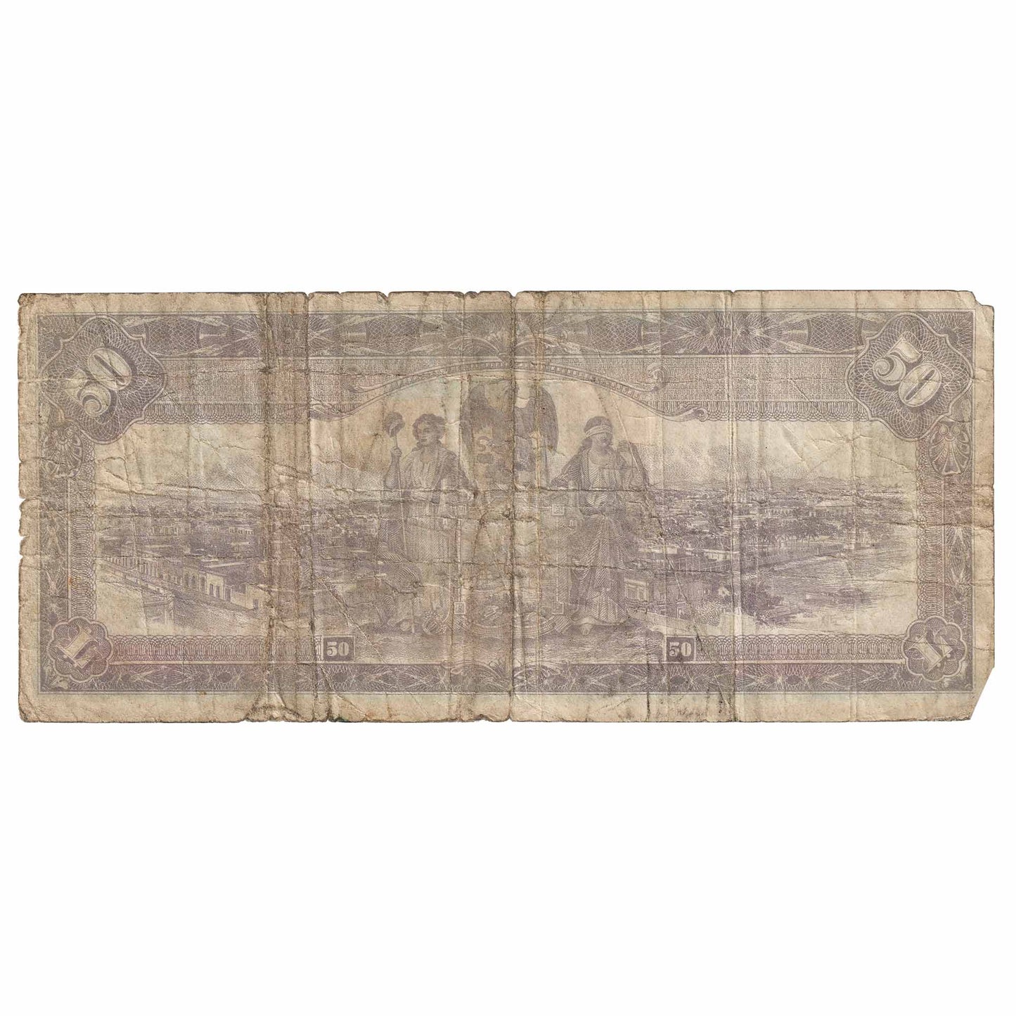 Mexico Sinaloa 1915 50 Peso Note, Pick #1047a, VG-F