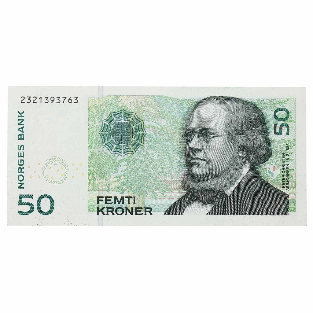Norway 2005 50 Kroner Note, Pick #46c, UNC