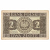 Poland 1936 2 Zlote Note, Pick #76, EF-AU