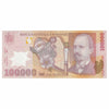 Romania 2001-04 100,000 Lei Note, Pick #114a, EF-AU
