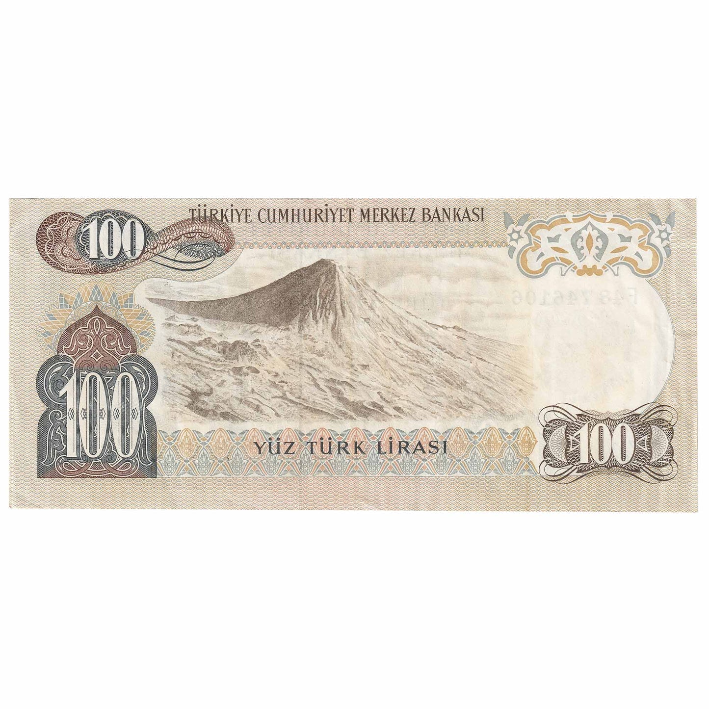 Turkey L.1970 (1979) 100 Lira Note, Pick #189b, Circ