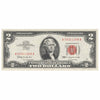 USA 1953C $2 Note, FR #1512, Granahan-Dillon, EF-AU