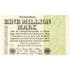 Germany 1923 1 Million Mark Note, AU