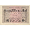 Germany 1923 50 Million Mark Note, EF-AU