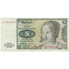 Germany 1960 5 Deutsche Mark Note, VF